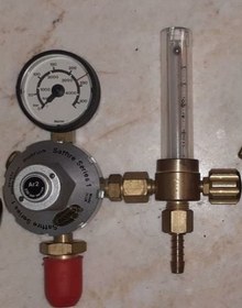 تصویر مانومتر آرگون و co2 فلومتر دار BOC انگلیس u.k Ar2 