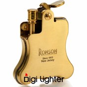 تصویر فندک اصل رانسون مدل بانجو R01-26 | برنجی | آمریکا 