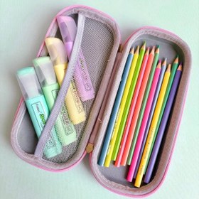 تصویر جامدادی صورتی کرومی 