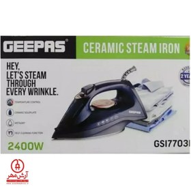 تصویر اتو بخار جی پاس مدل GSI_7703N CERAMIC STEAM IRON GEEPAS GSI_7703N