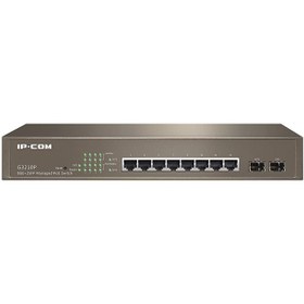 تصویر سوییچ 8 پورت گیگابیتی POE آی پی کام مدل IP-COM G3210P 