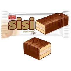 تصویر کیک لایه ای کرمدار وانیلی - کاراملی سی سی شیرین عسل 30 گرم 