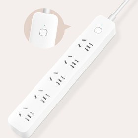 تصویر چندراهی برق هوشمند 5 سوکت شیائومی Xiaomi XMZNCXB01QM Smart Power Strip 2 5-bit Jack Version Xiaomi XMZNCXB01QM Smart Power Strip 2 5-bit Jack Version