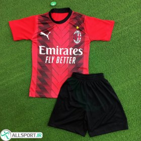 تصویر پیراهن شورت بچگانه اول آث میلان لیائو Ac Milan 2023-24 Home 