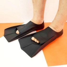 تصویر فین شنا قدرتی حرفه ای - مشکی / 33-35 