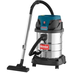 تصویر جارو برقی صنعتی 30 لیتری رونیکس کد 1231 Ronix 1231 Wet & dry vacuum cleaner-30L