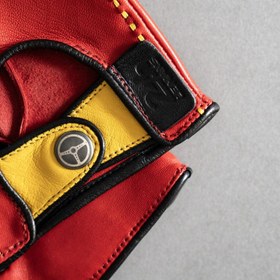 تصویر دستکش 24 لمانز&nbsp;مدل رانندگی کد GL23 - قرمز - 12 