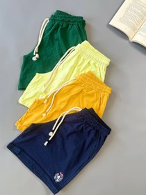 تصویر شورتک زنانه جیب آمریکایی 