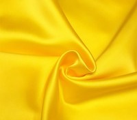تصویر پارچه ساتن ساده زرد 