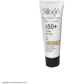 تصویر سيلوژه کرم ضدآفتاب لايت بژ پوست چرب SPF50 SILOGE TINTED OIL FREE LIGHT BEIGE SPF50