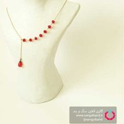 تصویر گردنبند یلدا طرح دونه انار 