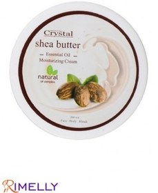 تصویر کرم مرطوب کننده صورت و بدن شی باتر 200 میلی لیتر کریستال Crystal Moisturizing Cream Shea butter