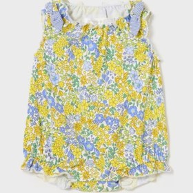 تصویر سرهمی بدون آستین گلدار دخترانه | مایورال Mayoral MY24Y1606 