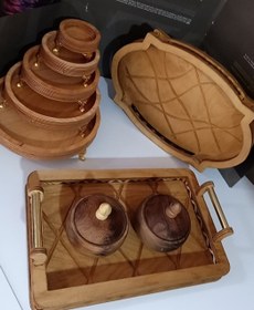 تصویر قندان چوبی 