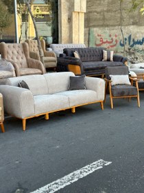 تصویر مبل راحتی مینیمال بارسلون ساده Ali Sofa