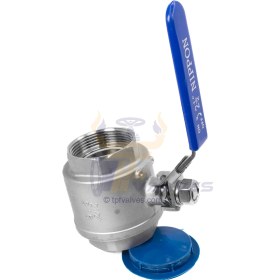 تصویر شیر گازی دوتکه نیپون استیل 201 سایز 21/2 اینچ 