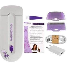 تصویر اپیلاتور لیزری فینیشینگ تاچ سفید/بنفش برند yes! Laser Hair Removal Finishing Touch Epilator White/Purple