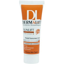 تصویر کرم ضد آفتاب رنگی درمالیفت مدل Sunlift SPF50 حجم 40 میل - رنگ بژ روشن (64032) 