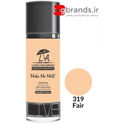 تصویر Live Alive l.a double cream oil free کرم پودر ال ای 319 