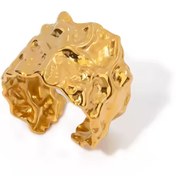 تصویر انگشتر کویر روکش طلا 