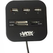 تصویر هاب USB کمبو X-Vox مدل X-807 