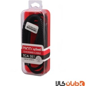 تصویر کابل اندروید تسکو TSCO پک شیشه ای مدل TCA351 