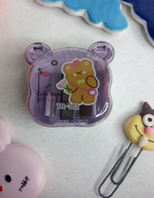 تصویر تراش مخزن‌دار دو تیغه خرسی - آبی 