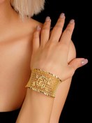 تصویر بنگل طرح طلا گل رز 