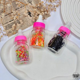 تصویر چهل گیس شیشه شیر - رنگی 