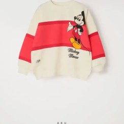 تصویر بلوز دورس میکی قرمز 11-7 سال (AKU) 