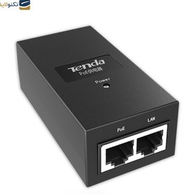 تصویر آداپتور پی او ای شبکه تندا مدل PoE15F ا Tenda PoE15F 10/100Mbps PoE Injector Tenda PoE15F 10/100Mbps PoE Injector