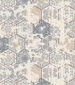 تصویر بک دراپ چاپی طرح کاشی 6 ضلعی کد ۵۴۷ 