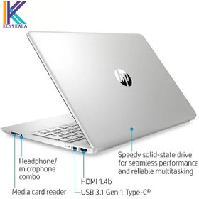 تصویر لپ تاپ اچ پی 8/240/LAPTOP HP 15DY-1025 NR TOUCH CORE I3(10) 