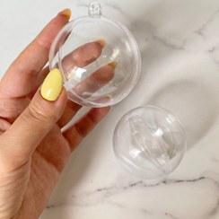 تصویر گوی شیشه ای گوی شیشه‌ای نر و ماده‌ای برای ساخت گیفت‌های خاص و خلاقانه