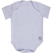 تصویر بادی نوزادی آستین کوتاه یاسی نیل کوک Nilkouk مدل MBS1-3 