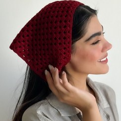 تصویر مینی اسکارف بافت زنانه مدل Selena 
