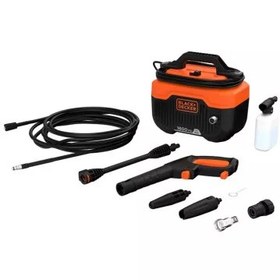 تصویر کارواش بلک اند دکر 1300 وات 110 بار پرایمینگ خودکار مدل BEPW1300H-B5 BLACK + DECKER 1300W 110 bar/1600 PSI Horizontal Pressure Washer With Self Priming BEPW1300H-B5