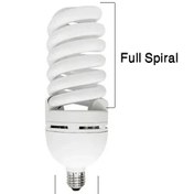 تصویر لامپ کم مصرف ۱۰۵ وات سرپیچ E27 آفتابی 