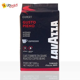 تصویر دانه قهوه لاوازا مدل گوستو پینو 1 کیلوگرم (Gusto Pieno) ا Lavazza Gusto Pieno Expert Coffee Bean 1kg Lavazza Gusto Pieno Expert Coffee Bean 1kg