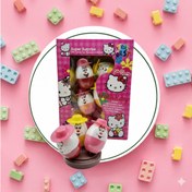 تصویر شانسی آب‌ نبات چوبی آدمکی آب‌نبات شانسی با آدمک رنگی و بامزه برای کودکان