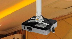 تصویر پایه سقفی ویدئو پروژکتور مدل H600 H600 60cm Video Projector Ceiling Stand