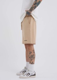 تصویر شلوارک بیسیک کرم ماچینیست MACHINIST Machinist Relaxed Basic Short