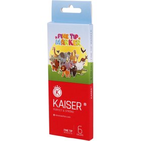 تصویر ماژیک نقاشی 6 رنگ پیکاسو Picasso Fine TIP Picasso Fine TIP 6 Color Painting Marker