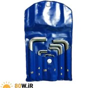 تصویر ست 8 عددی آچار آلن شش پر سوپر 