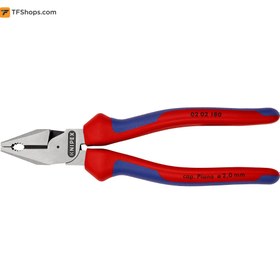 تصویر انبردست قدرت بیشتر کنیپکس مدل 0202180 سایز 180 میلی متر High Leverage Combination Pliers