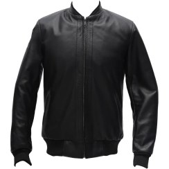 تصویر کاپشن چرم مردانه انزو 