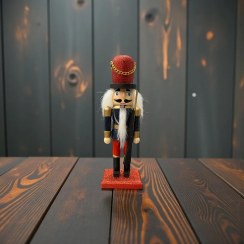 تصویر سرباز فندق شکن تفنگ‌دار کریسمس 16 سانت 