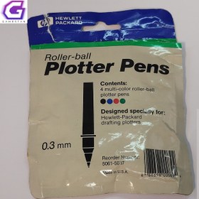 تصویر قلم پلاتر اچ پی مدل HP Plotter Pens 0.3mm - بسته چهار رنگ 