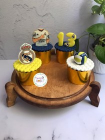 تصویر ست کاپ کیک والیبالیست 