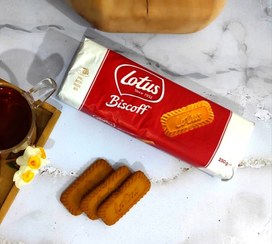 تصویر بیسکوییت لوتوس 250 گرم lutus biscoff